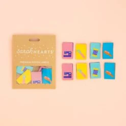 Nähutensilien Labels - Sarah Hearts Sewing Notions & Tools Webetiketten - Premium Woven Labels - Tied With A Ribbon Limited Edition