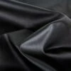 Schwarzes, Dezent Genarbtes, Glattes Kunstleder - Lederimitat Meterware