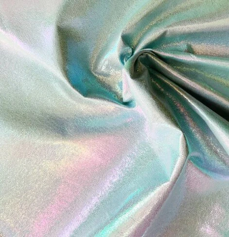 Seafoam Kunstleder - Schillernder Mint-Perlmutt-Metallic Soft Vinyl Zuschnitt - Sew Hungry Hippie 1 Seafoam Kunstleder - Schillernder Mint-Perlmutt-Metallic Soft Vinyl Zuschnitt - Sew Hungry Hippie