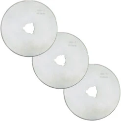 SPARPAKET! 60mm Rollschneider Ersatzklingen - 3er Pack Rollschneiderklingen