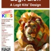 Lion FPP Löwen Quilt - Original Lizensiertes Legit Kits Schnittmuster / Materialpackung / Stoffpaket - Sonderanfertigung