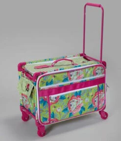 Limited Edition KABLOOM Tutto Nähmaschinentrolley & Kurstasche - Original Tula Pink Hardware - Tula Pink Large Tutto Trolley Moon Garden