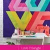 Love Triangle Patchworkdecke Quilt Pattern - Vorlage & Schnittmuster Von Tied With A Ribbon / Jemima Flendt