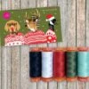 Holiday Homies Tula Pink Mini Thread Collection - Kleines Aurifil Garnsortiment