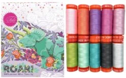 Tula Pink Roar Designer Collection - Kleines Aurifil 50wt Garnsortiment - VORBESTELLUNG! Auslieferung Ihrer Gesamten Bestellung Ca. April / Mai 2024