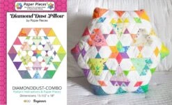 Tula Pink True Colors Diamond Dust EPP Paper Pieces Plus Schnittmuster!