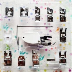 Universal Patchwork Nähfußset - 13-teilige Generische Nähfüßchen Für Gängige Low Shank Haushaltsnähmaschinen