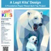 Eisbären FPP - Ursula Major & Minor Quilt - Original Lizensiertes Legit Kits Schnittmuster / Materialpackung / Stoffpaket - Sonderanfertigung
