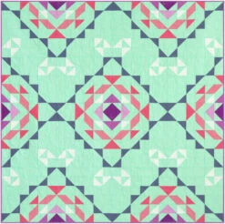 MATERIALPACKUNG! Julep Vintage Lace Quilt Mit Anleitung - KONA Cottons Color Of The Year 2024 Patchworkdecke Lo & Behold Stitchery Stoffpaket - LIMITED EDITION - VORBESTELLUNG! Auslieferung Ihrer Gesamten Bestellung Erfolgt Im Januar 2024