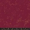 Speckled Wine Time - Weinroter Ruby Star Society Basicstoff - Rashida Coleman Hale Designerstoff Mit Metallic Akzenten